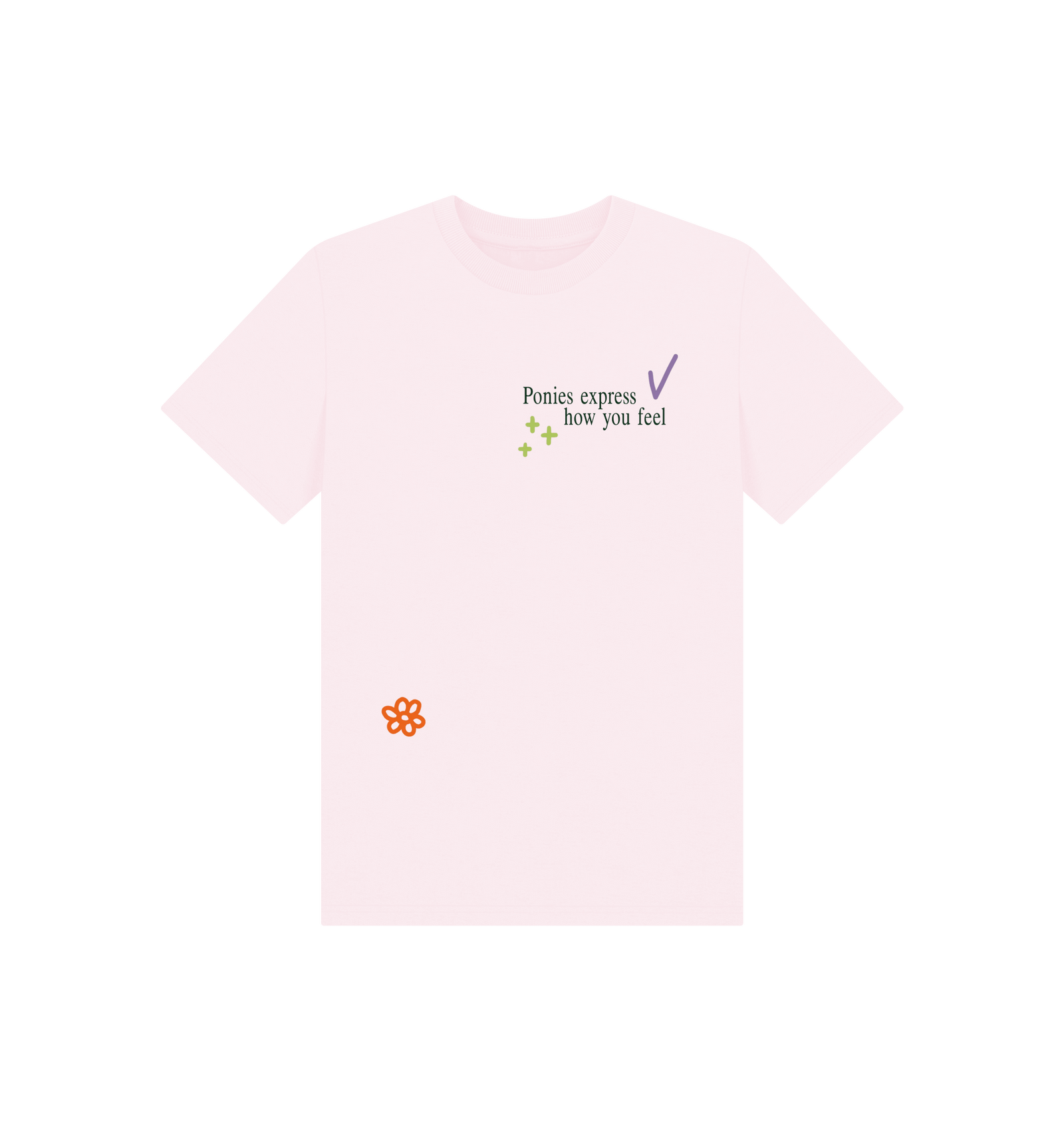 Ponies Express How You Feel - Pink Tee (Kids)