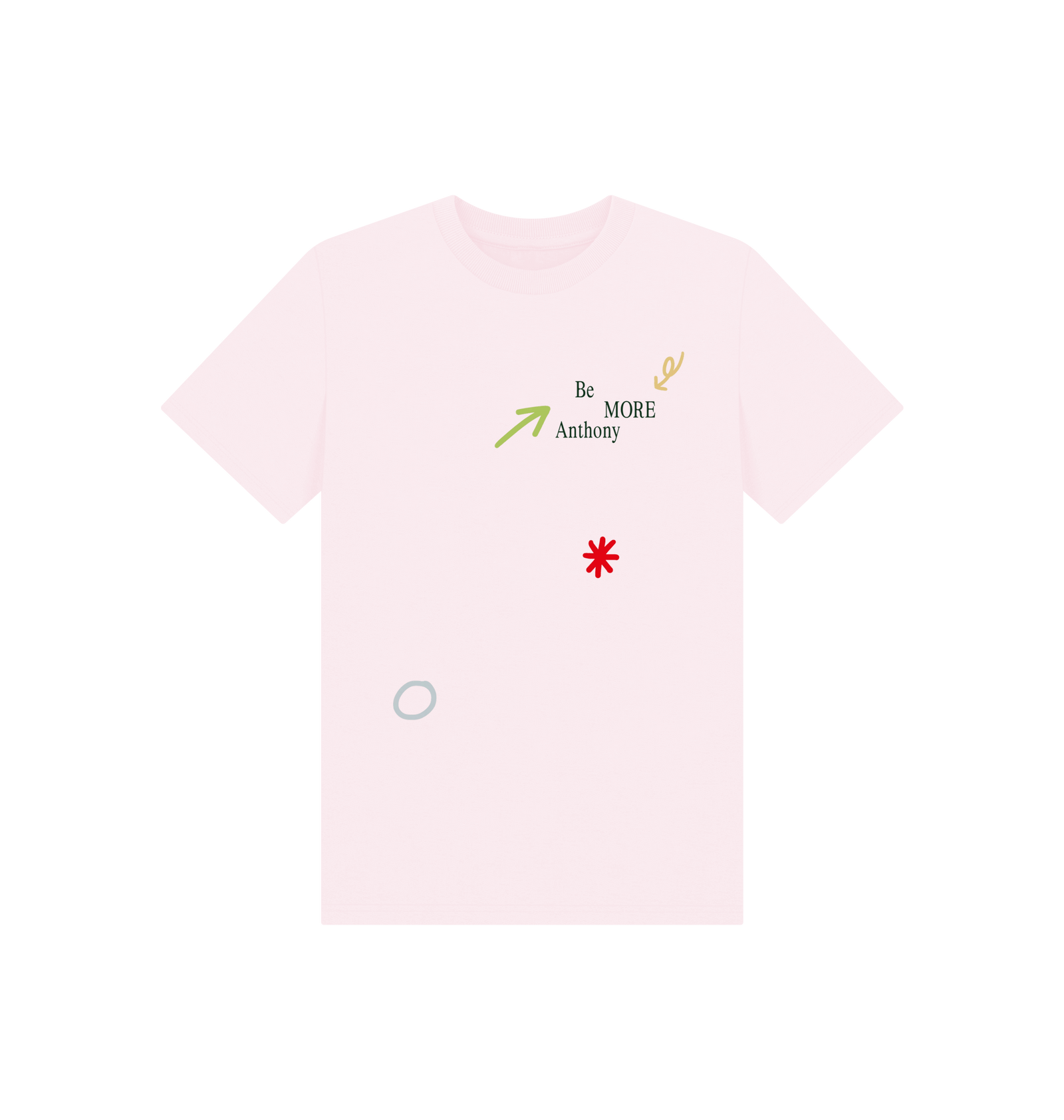 Be More Anthony - Pink Kids T-shirt