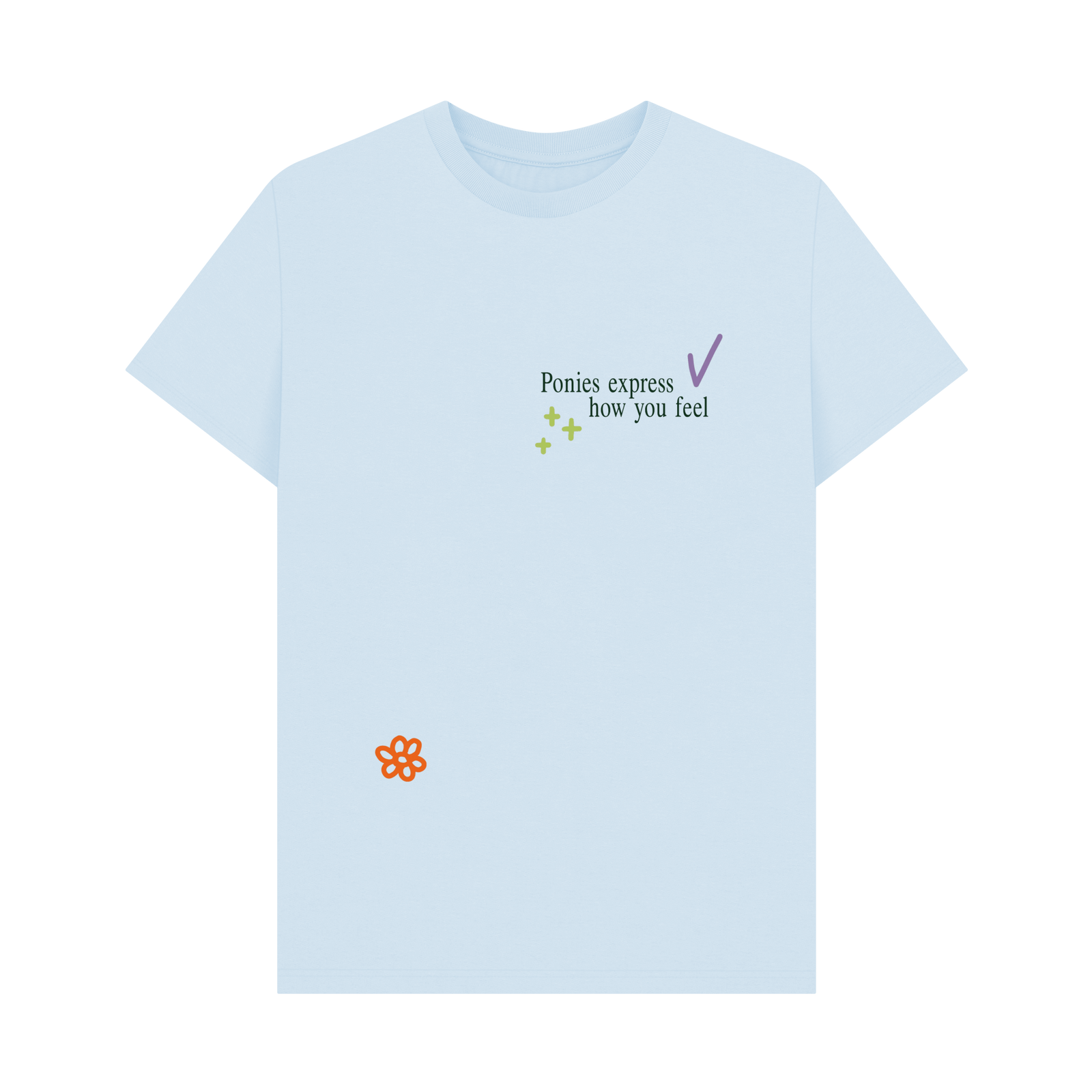 Ponies Express How You Feel - Blue Tee