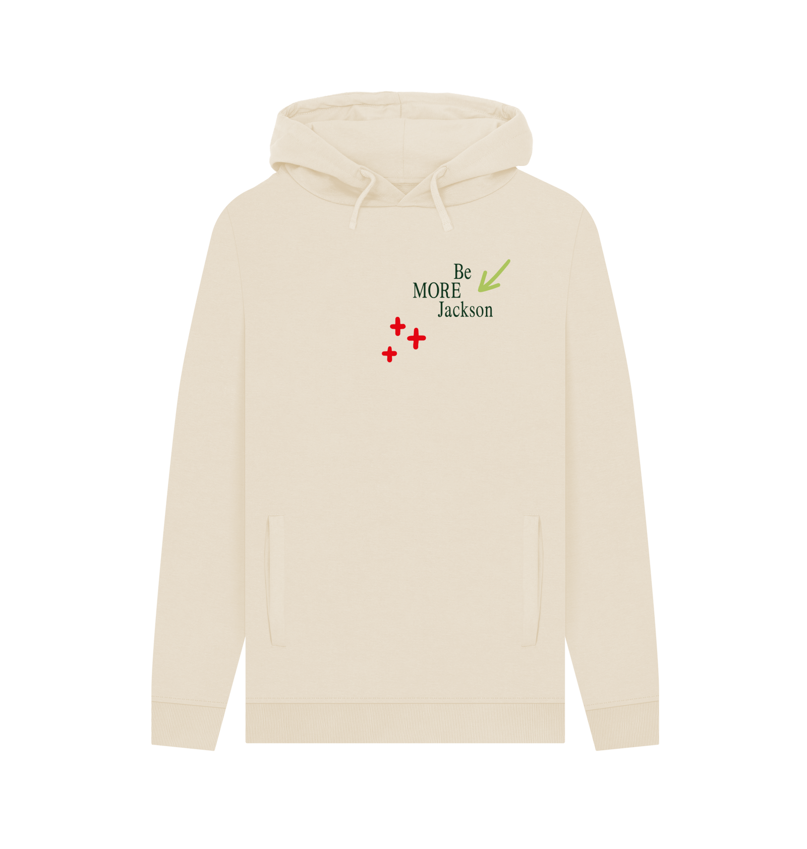 Be More Jackson - Beige Hoodie