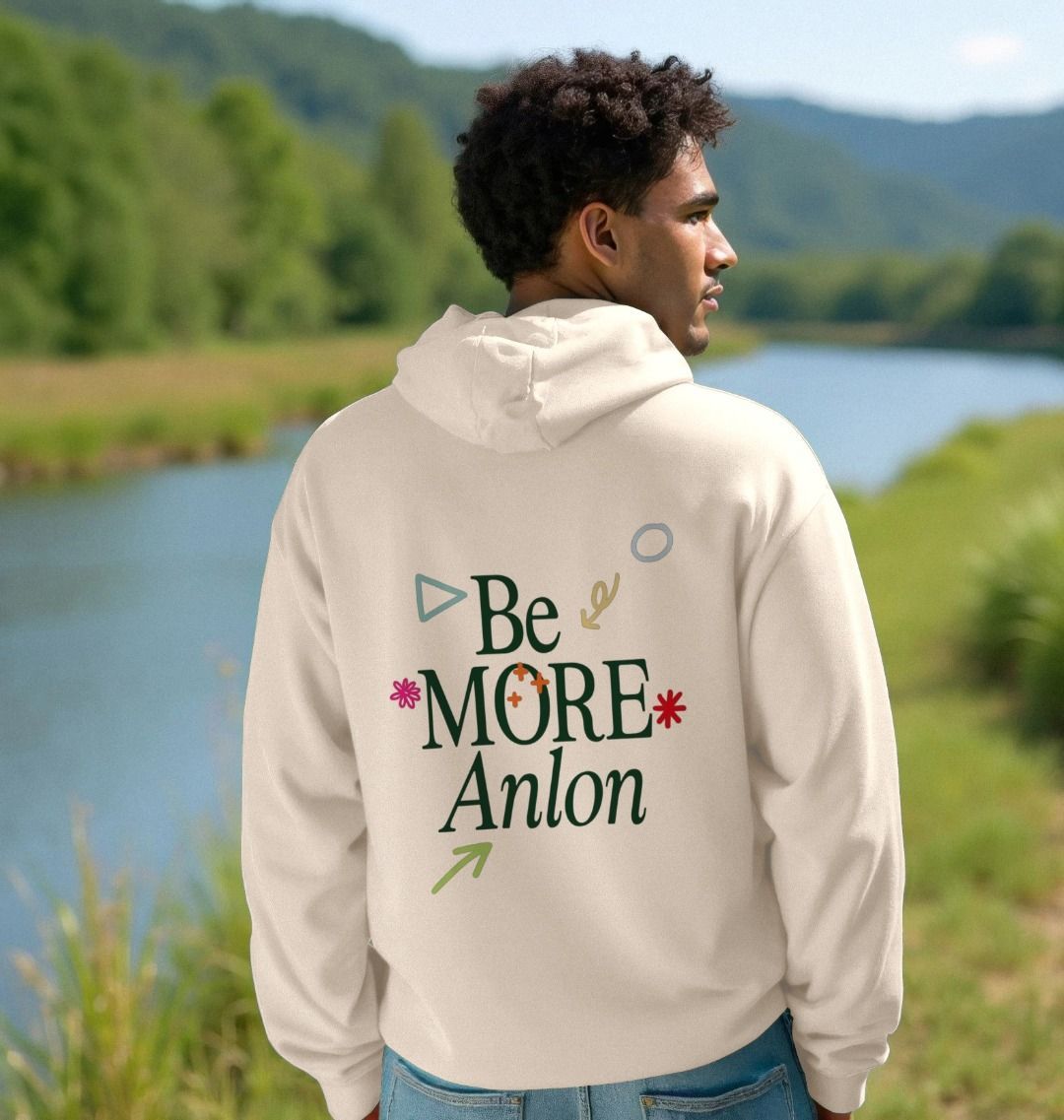 Be More Anlon - Beige Hoodie